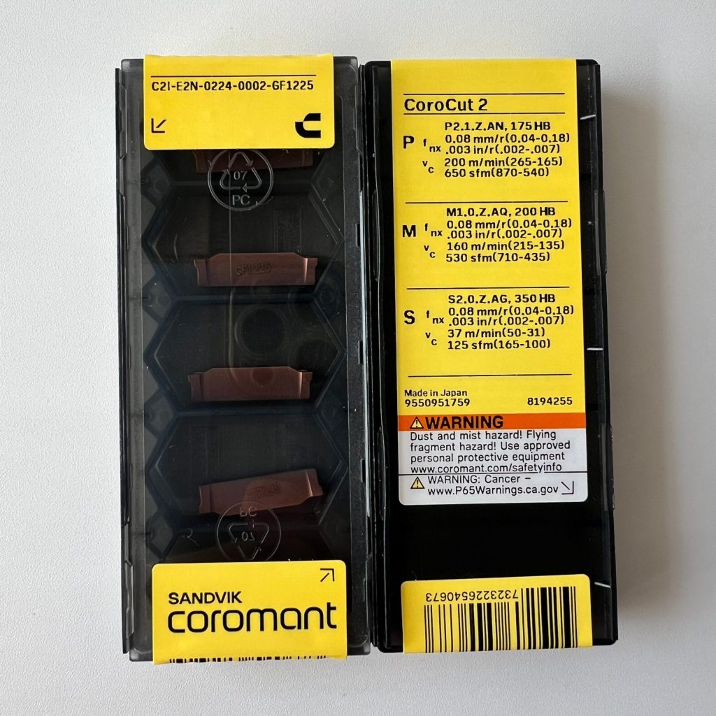 SANDVIK / C2I-E2N-0224-0002-GF 1225 / 10 pcs