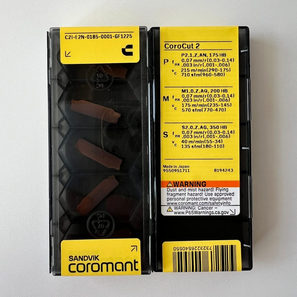 SANDVIK / C2I-E2N-0185-0001-GF 1225 / 10 pcs