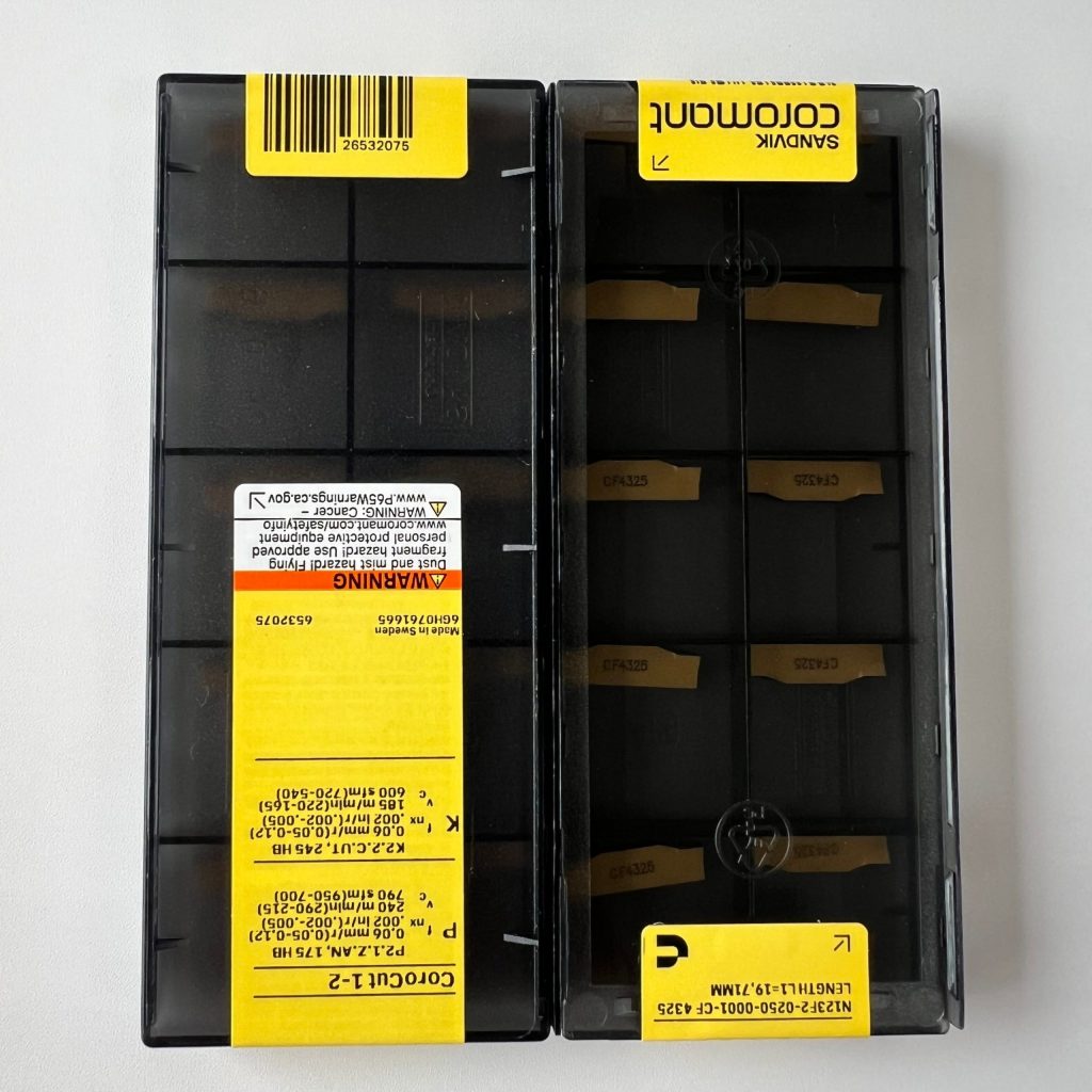 SANDVIK / N123F2-0250-0001-CF 4325 / 10 pcs