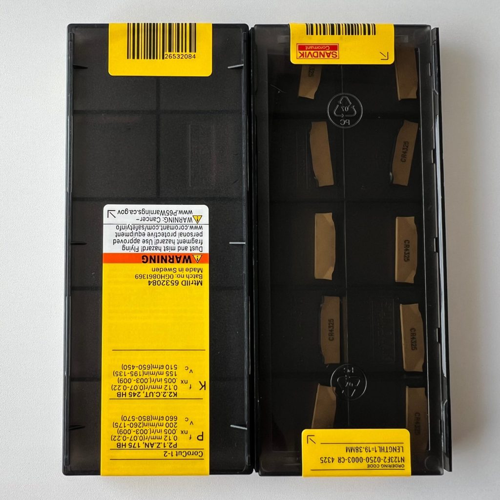 SANDVIK / N123F2-0250-0003-CR 4325 / 10 pcs